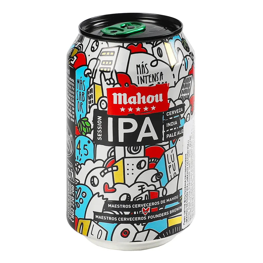 Пиво Mahou Session IPA светлое 4.5% 0.33 л ж/б - фото 2