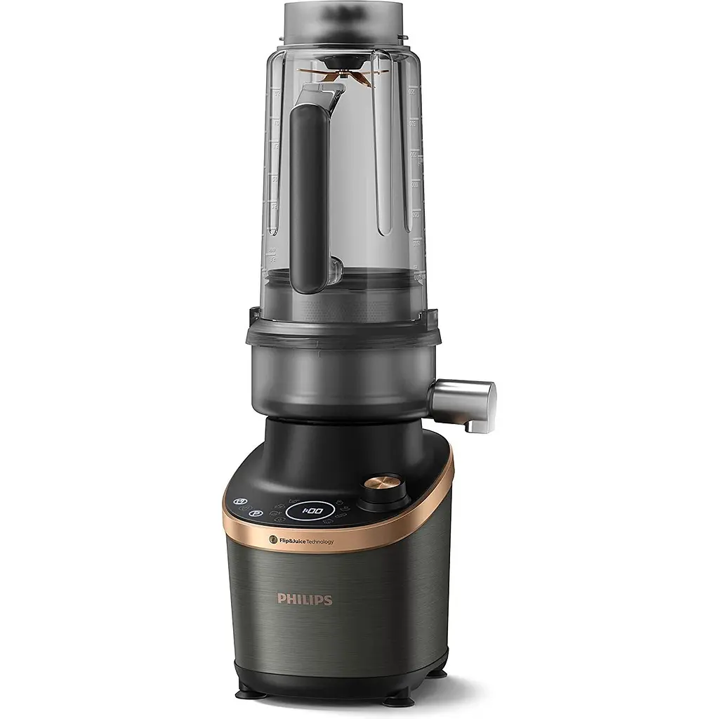 Блендер Philips Flip&Juice стаціонарний 1500 Вт мідно-чорний (HR3770/00) - фото 2