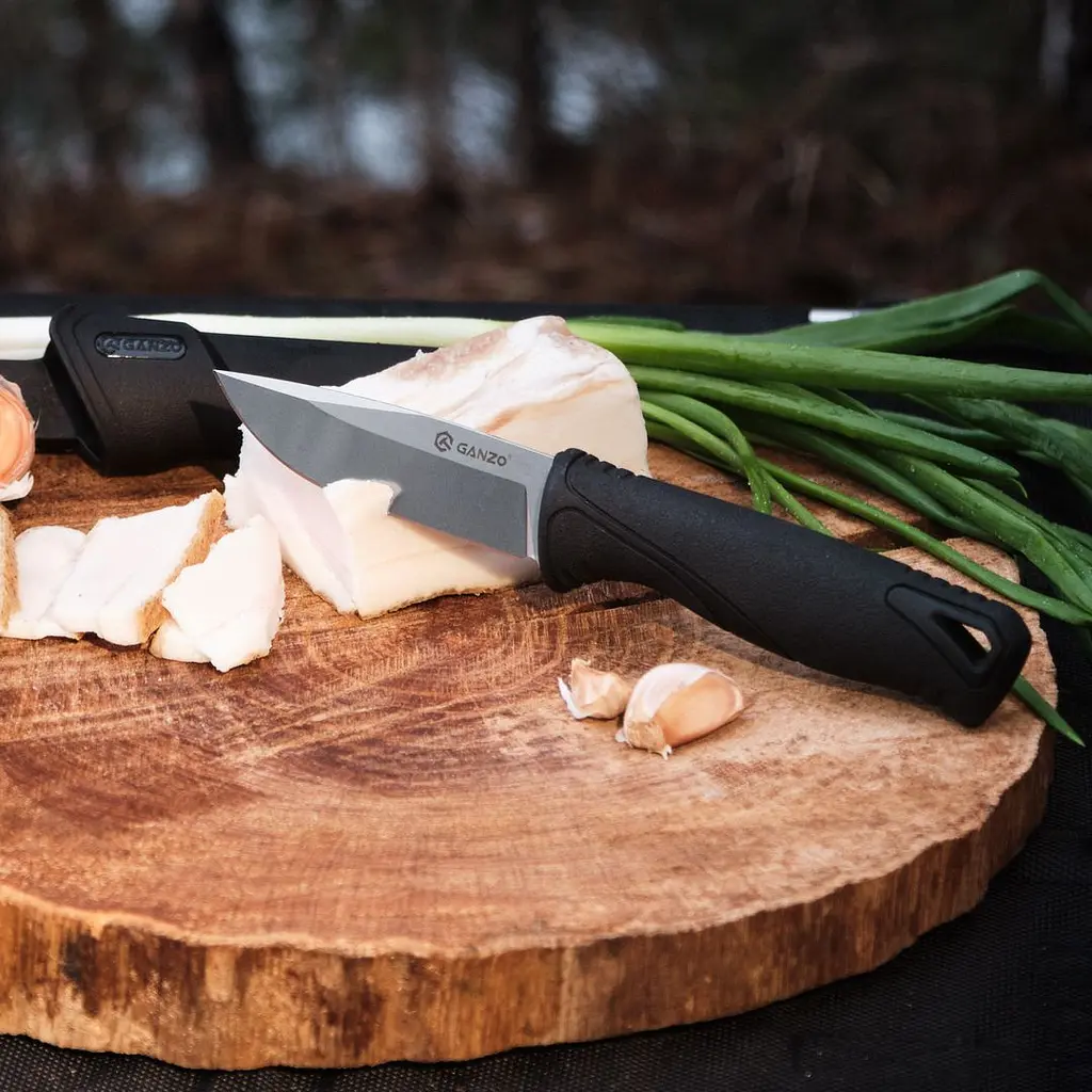 Ніж Ganzo G807-BK з ножнами чорний - фото 6