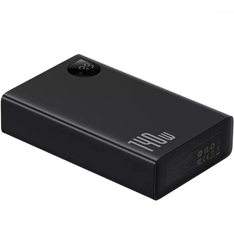 Портативний ЗП Baseus Adaman Digital Display 140W 24000mAh (P100215081113-0) Cluster Black - фото 4