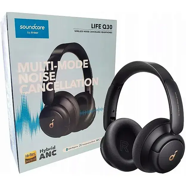 Наушники Anker Bluetooth Stereo SoundCore Life Q30 Black - фото 3