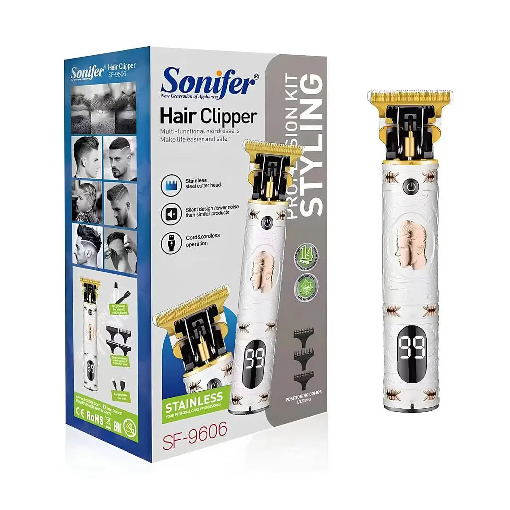 Тример Sonifer SF-9606 Сріблястий - фото 6
