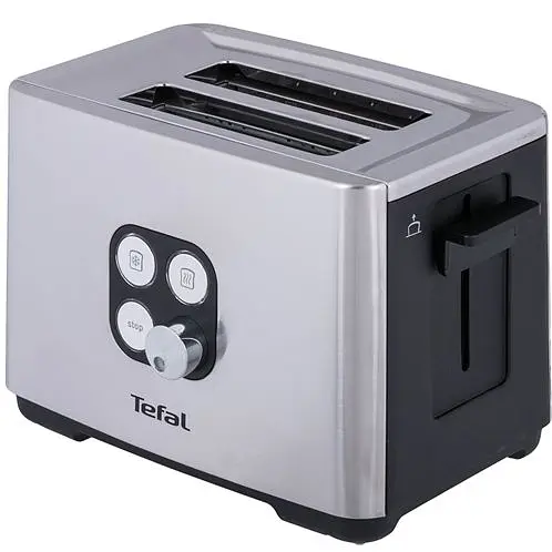 Тостер Tefal Cube 900 Вт чорний (TT420D30) - фото 3