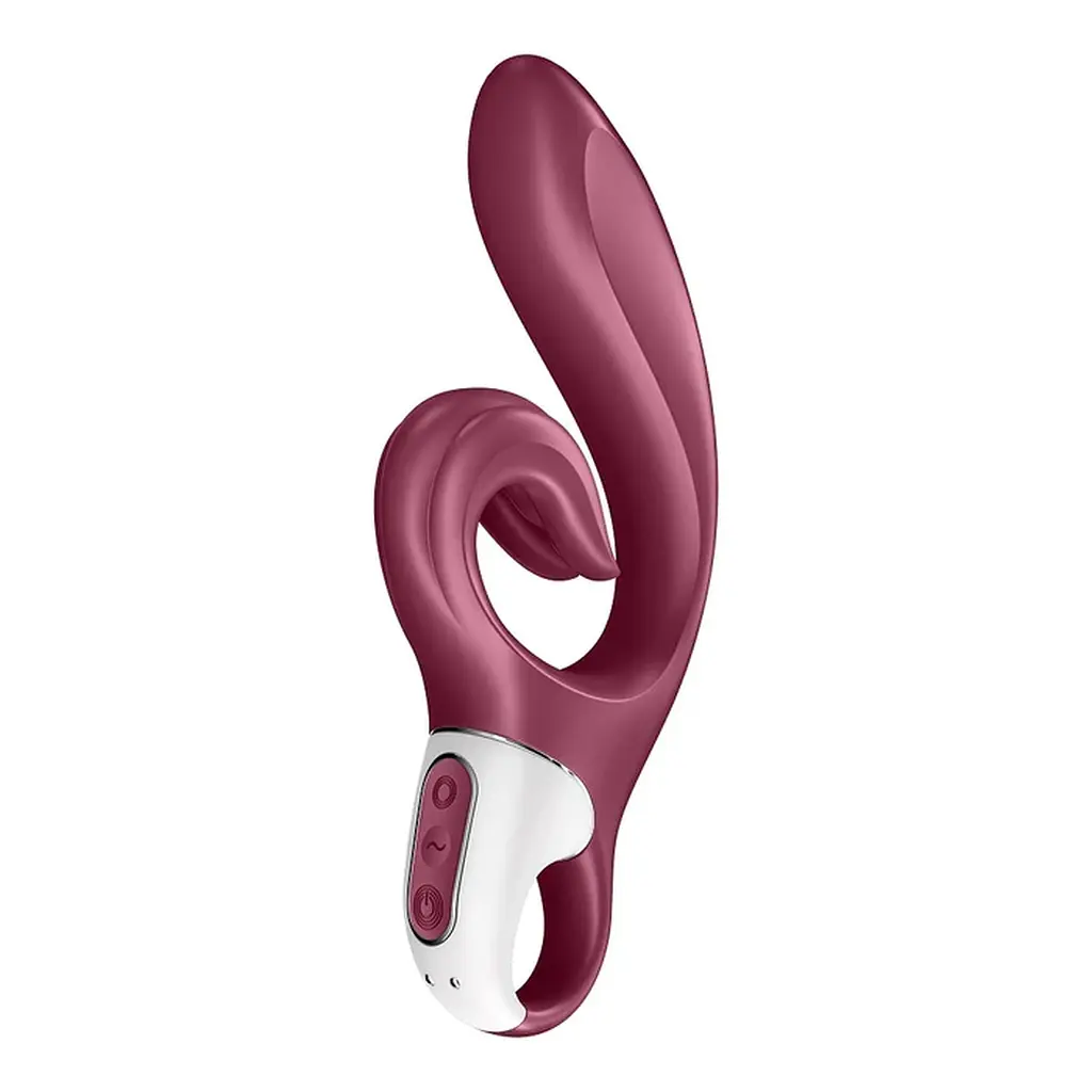 Вібратор-кролик Satisfyer Love Me 22 см бордовий - фото 3