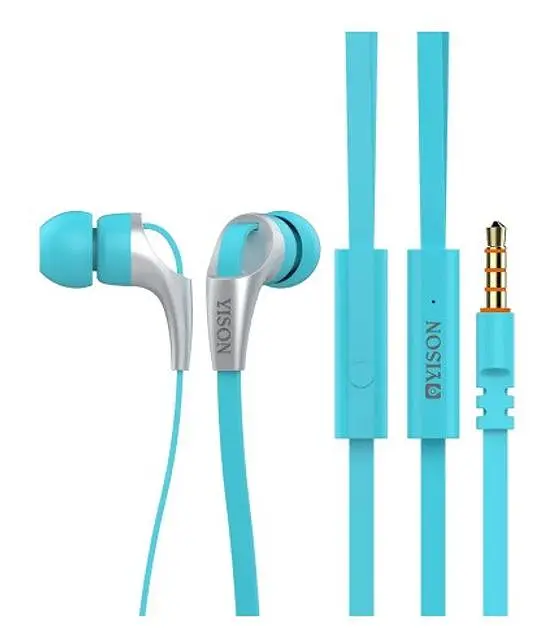 Провідні вакуумні навушники Yison CX330, 3.5mm, 1.2m, blue - фото 2
