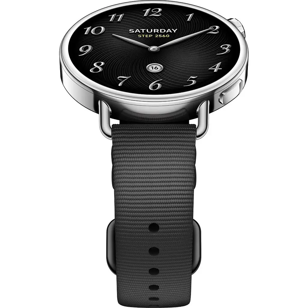 Смарт-годинник Xiaomi Watch S4 41mm Fluororubber Strap Black (BHR07VRGL) [148152] - фото 2