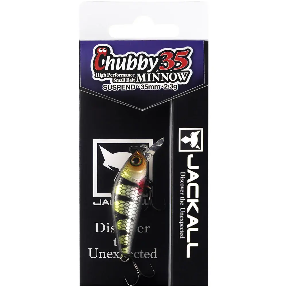 Воблер Jackall Chubby Minnow 35 мм 2.3 г HL Perch - фото 2