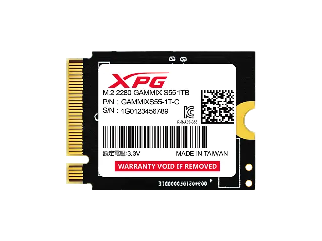 SSD M.2 Накопичувач ADATA GAMMIX S55 1TB (SGAMMIXS55-1T-C) - фото 2
