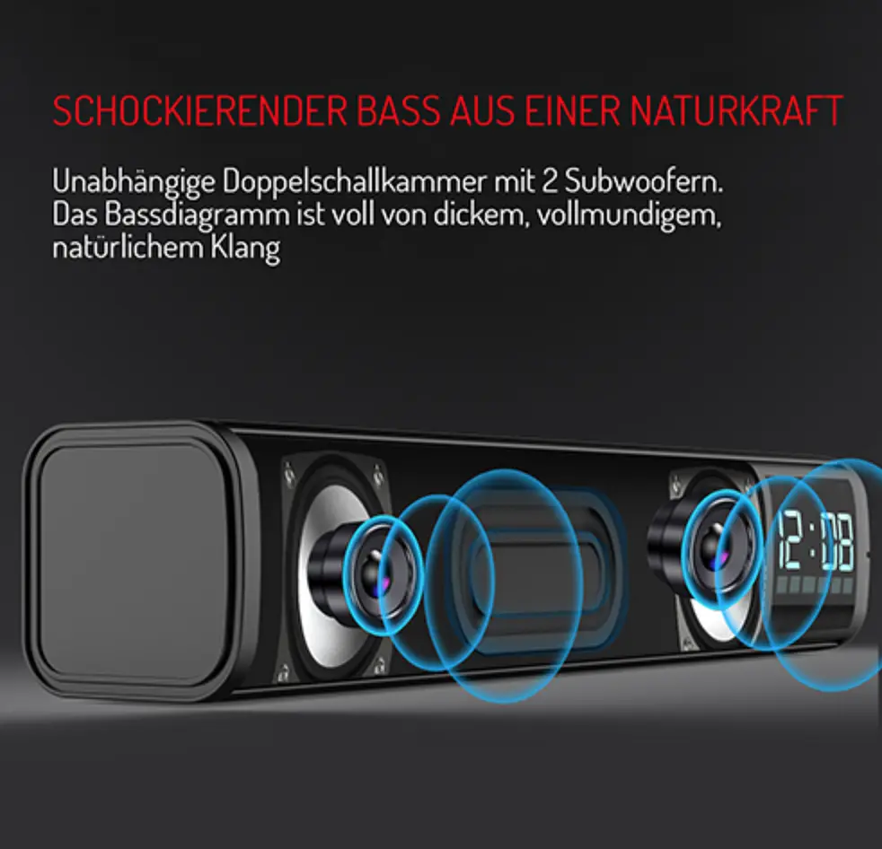 Bluetooth Колонка годинник з будильником Adler AD 1191 - фото 7