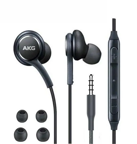 Оригинальная гарнитура наушники с микрофоном AKG Samsung 3.5 мм Black (GH59-14996A EO-IG955) - фото 2