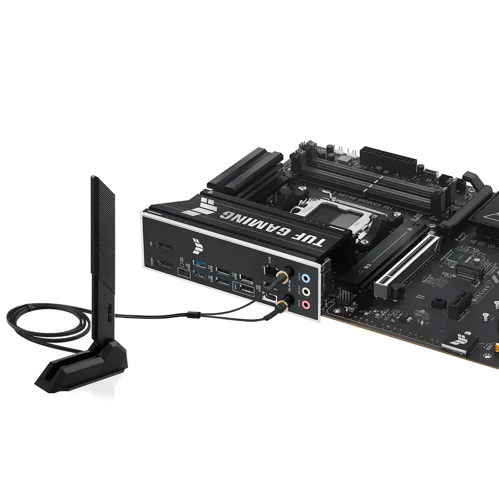 Материнcька плата TUF GAMING B650E-E WIFI sAM5 B650 4xDDR5 M.2 HDMI DP Wi-Fi BT ATX Asus teh0019084 - фото 8