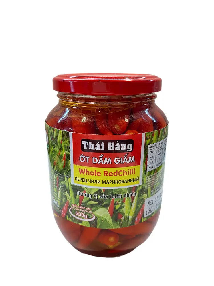 Перець Чилі Thai Hang Whole Red Chilli маринований 500 г