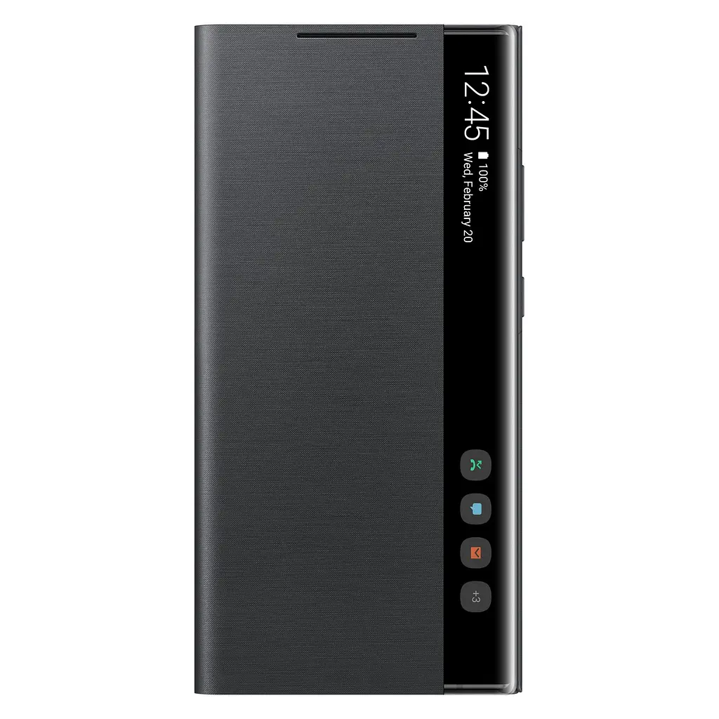 Чохол-книжка Official S-View Clear View Cover EF-ZN985CBEGRU для Samsung Note 20 Ultra (6.9") Чорний - фото 2