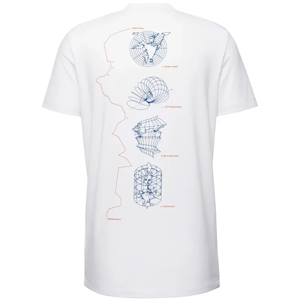 Футболка Mammut Mountain T-Shirt Eiger M white - фото 2