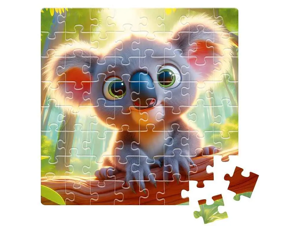 Пазли VLADI TOYS Коала на гілці DT1234-18 - фото 3