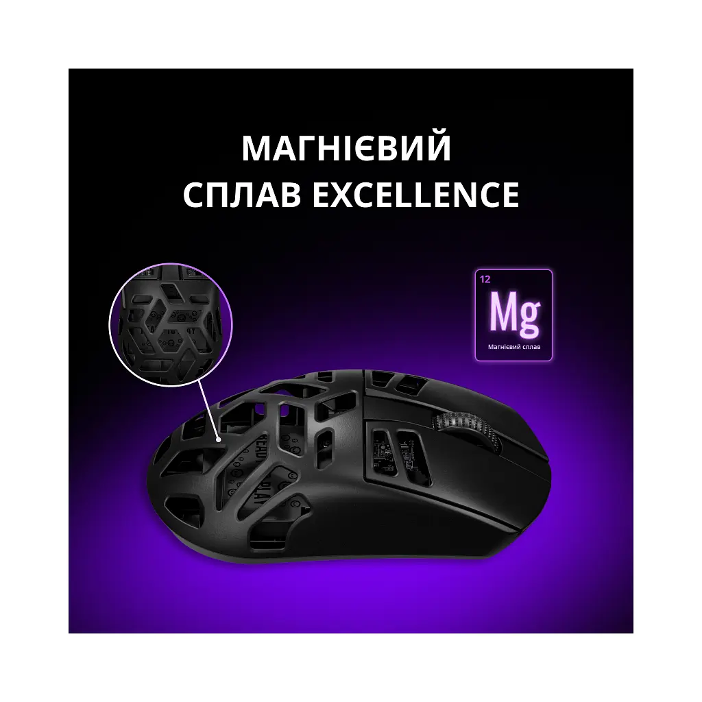 Мишка Lorgar Elite MSE90W Wireless/Bluetooth Dark Grey (LRG-MSE90W-DG) - фото 5