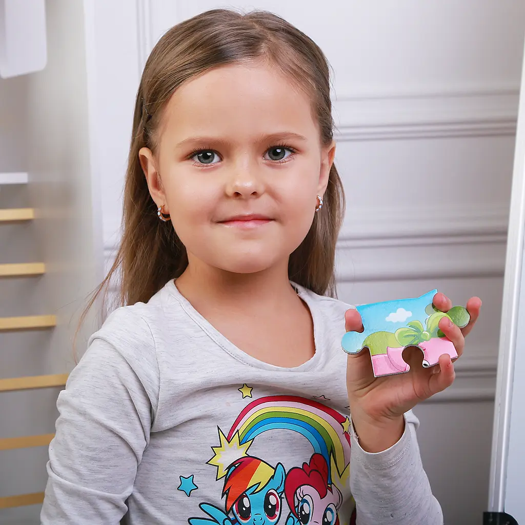 Пазли на магніті Vladi Toys Мої перші ігри Свинка і порося А5 12 елементи (VT3205-77) - фото 3