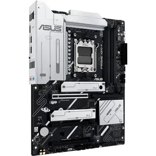 Материнская плата Asus AM5 Prime X870-P, X870, 4xDDR5, Int.Video (CPU), 2xSATA3, 4xM.2, 1xPCI-E 5.0x16, 2xPCI-E 4.0x16, Realtek 7.1, Realtek 2 - фото 4