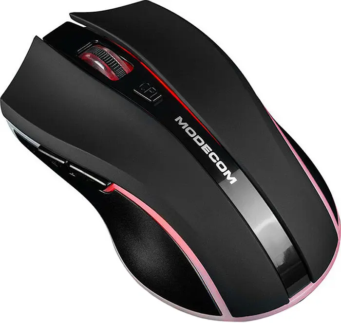 Мишка Modecom MC-WRM1, бездротова, зарядка, 3кн., 1600dpi, чорна - фото 3