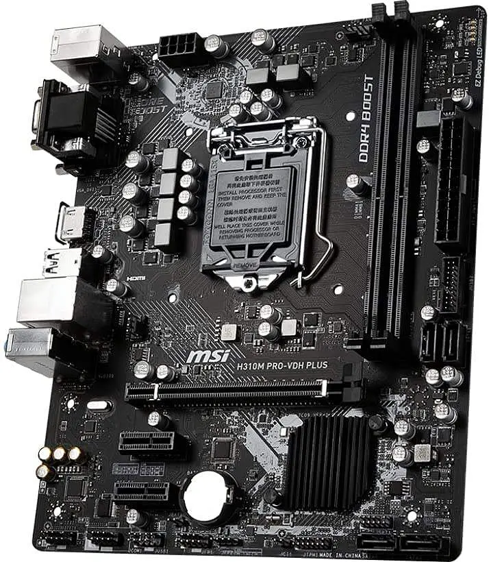 Материнська плата MSI H310M Pro-VDH Plus (H310M Pro-VDH Plus) (Socket 1151 v2, Intel H310, Micro-ATX) Б/в - фото 3