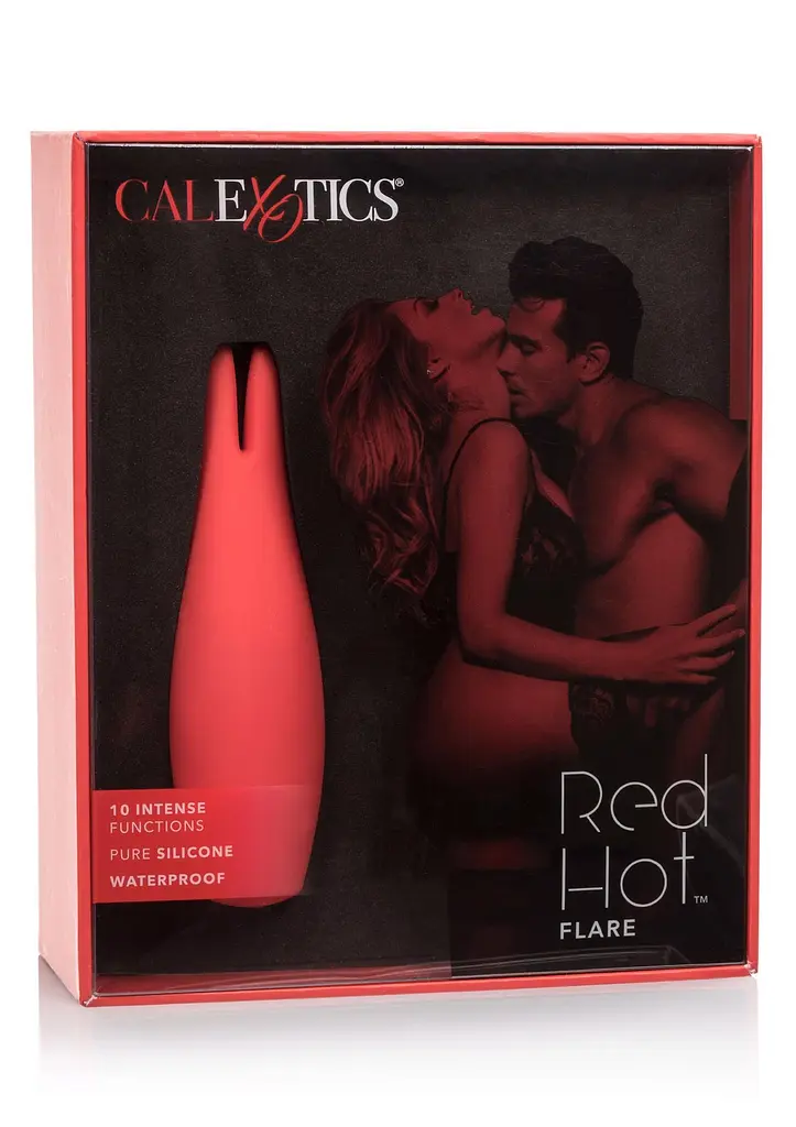 Вибратор для клитора CalExotics Red Hot Flare 11.5 см красный - фото 6