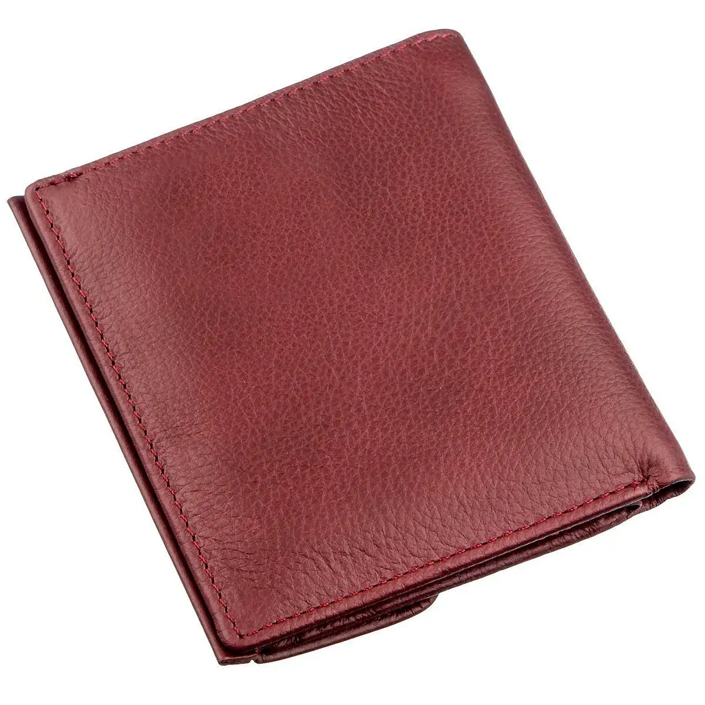 Невеликий жіночий гаманець із монетницею ST Leather 18920 бордовий - фото 5