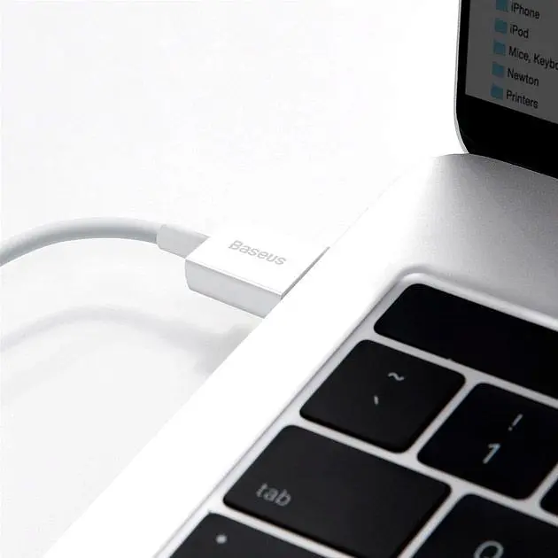 Кабель Baseus Superior Series Fast Charging Lightning 2.4A 1m White (CALYS-A02) [86017] - фото 8