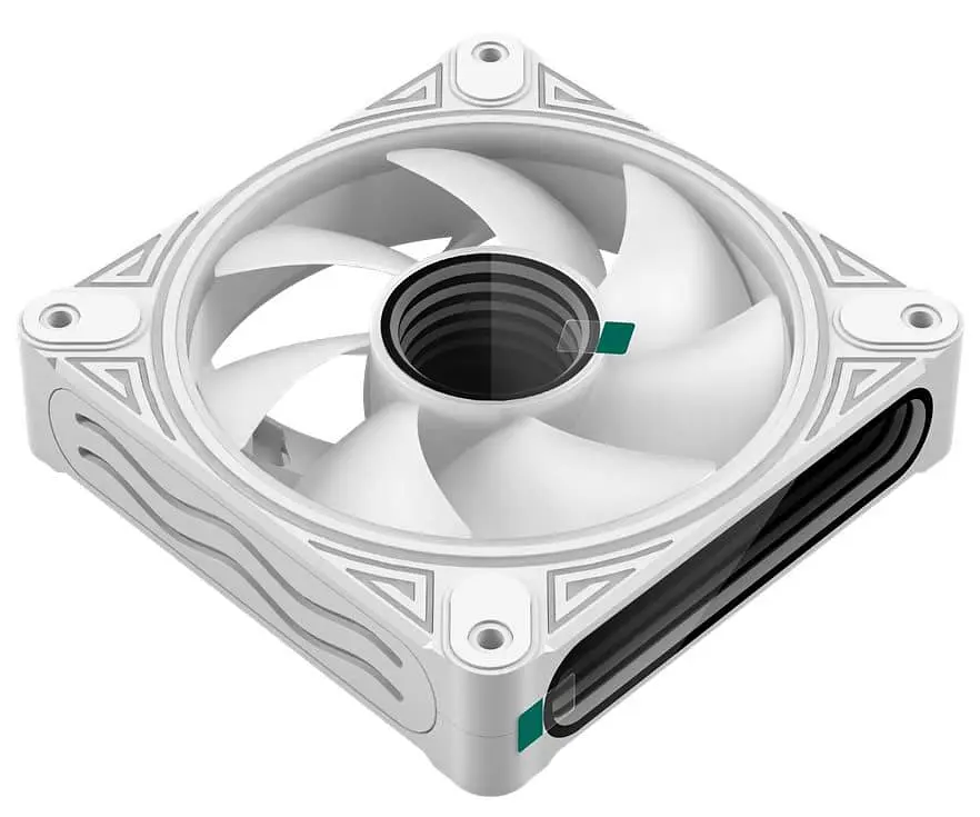 Вентилятор Coolmoon 120мм CM-DM1-W Forward (CM-DM1-W-F) White - фото 7