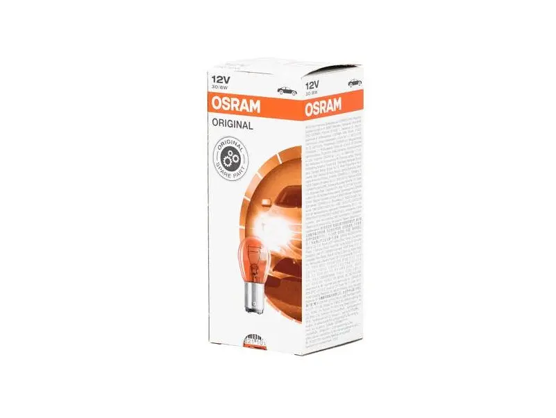 Вказівна лампа розжарювання OSRAM 2357A P30/8W 12V BAY15d 10X5 - фото 3