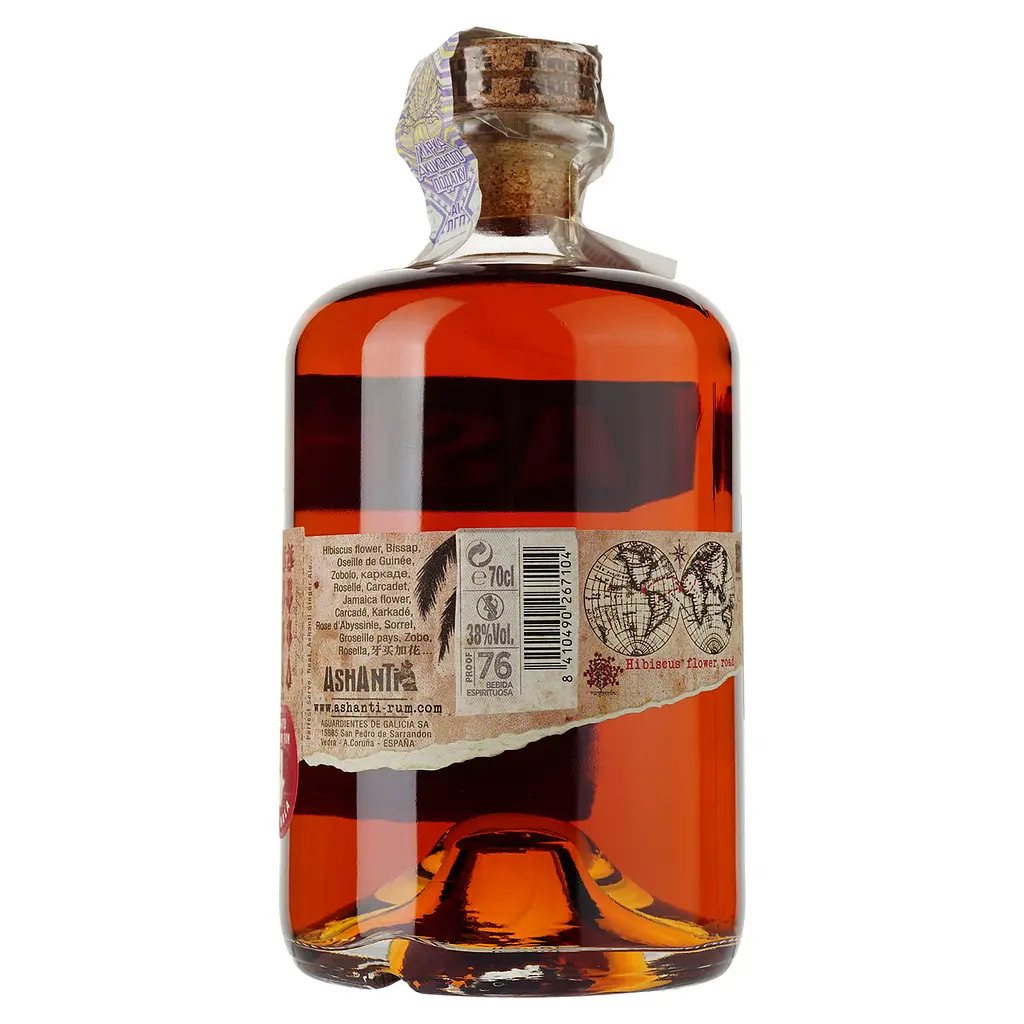 Ромовый напиток Ashanti Spiсed Rum, 38%, 0,7 л - фото 2