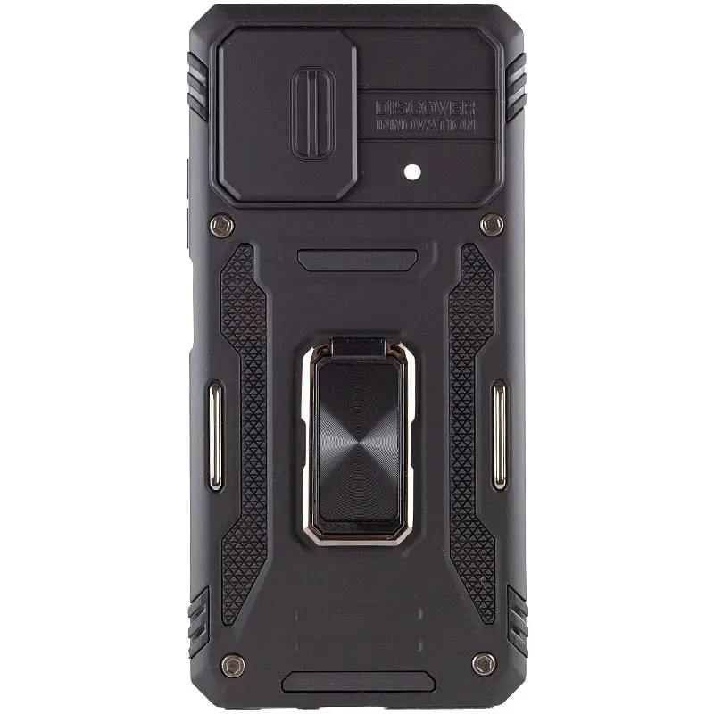Ударопрочный чехол Camshield Army Ring для Xiaomi Poco X5 5G / Note 12 5G Черный / Black - фото 2
