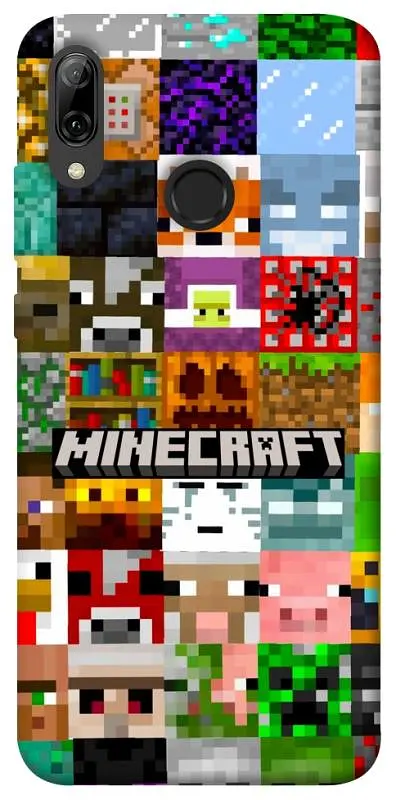Чохол Demsky Minecraft collage для Huawei P Smart (2019)