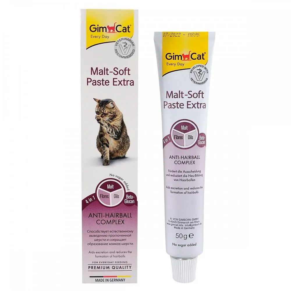 Ласощі для котів GimCat Malt-Soft Extra 50 г (для виведення шерсті) - фото 2