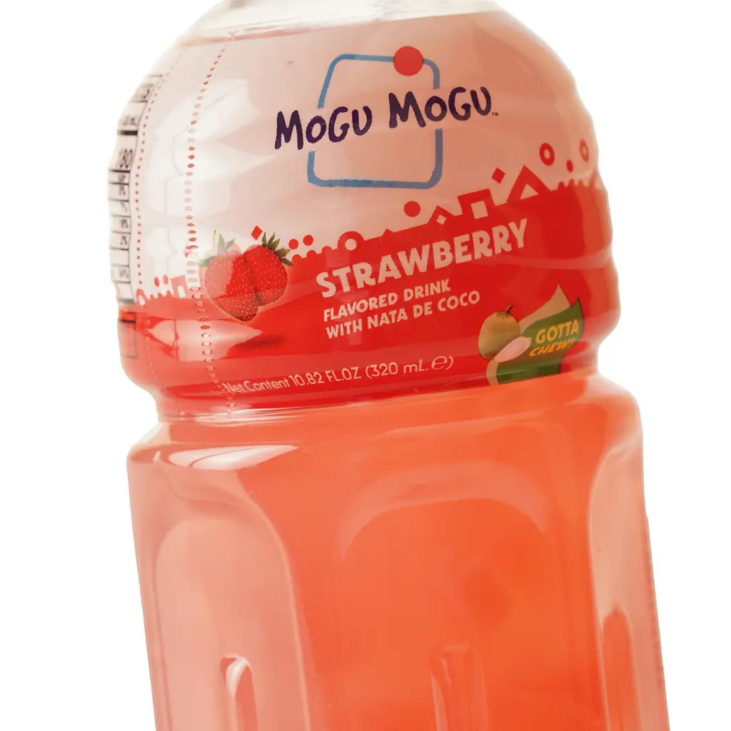 Напій MoGu MoGu зі шматочками желе Nata de Coco та смаком полуниці 320 мл - фото 5