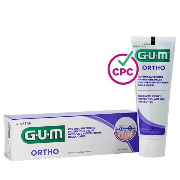 Зубная паста GUM ORTHO, при ортодонтическом лечении, 75 мл