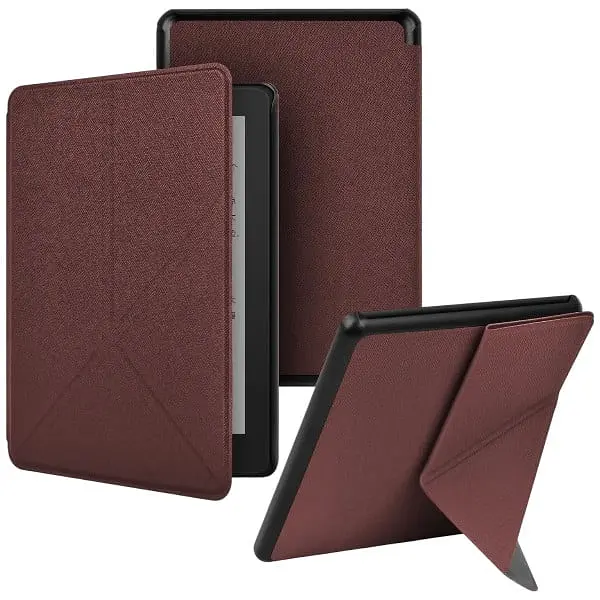Обложка Ultra Slim Origami BeCover для Amazon Kindle Paperwhite 12th Gen. 2024 7" Red Wine (712842) - фото 5