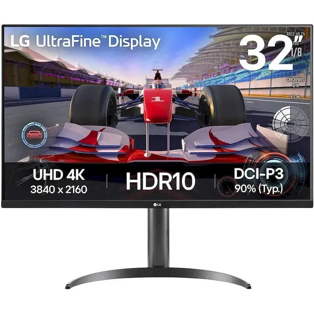 Монітор LG 31.5" UltraFine 4K HDR monitor (32UR550K-B)