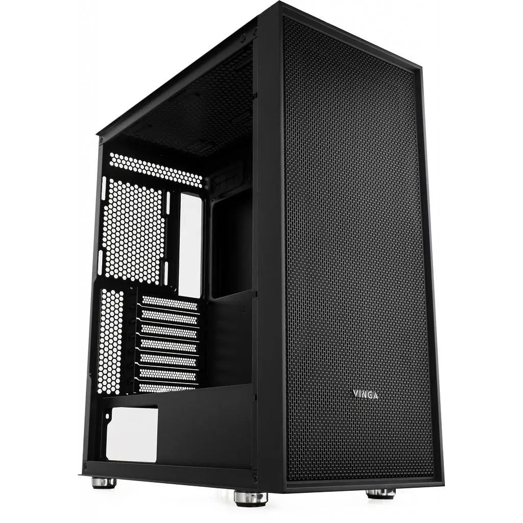Корпус для ПК Vinga Pillar Black - фото 3