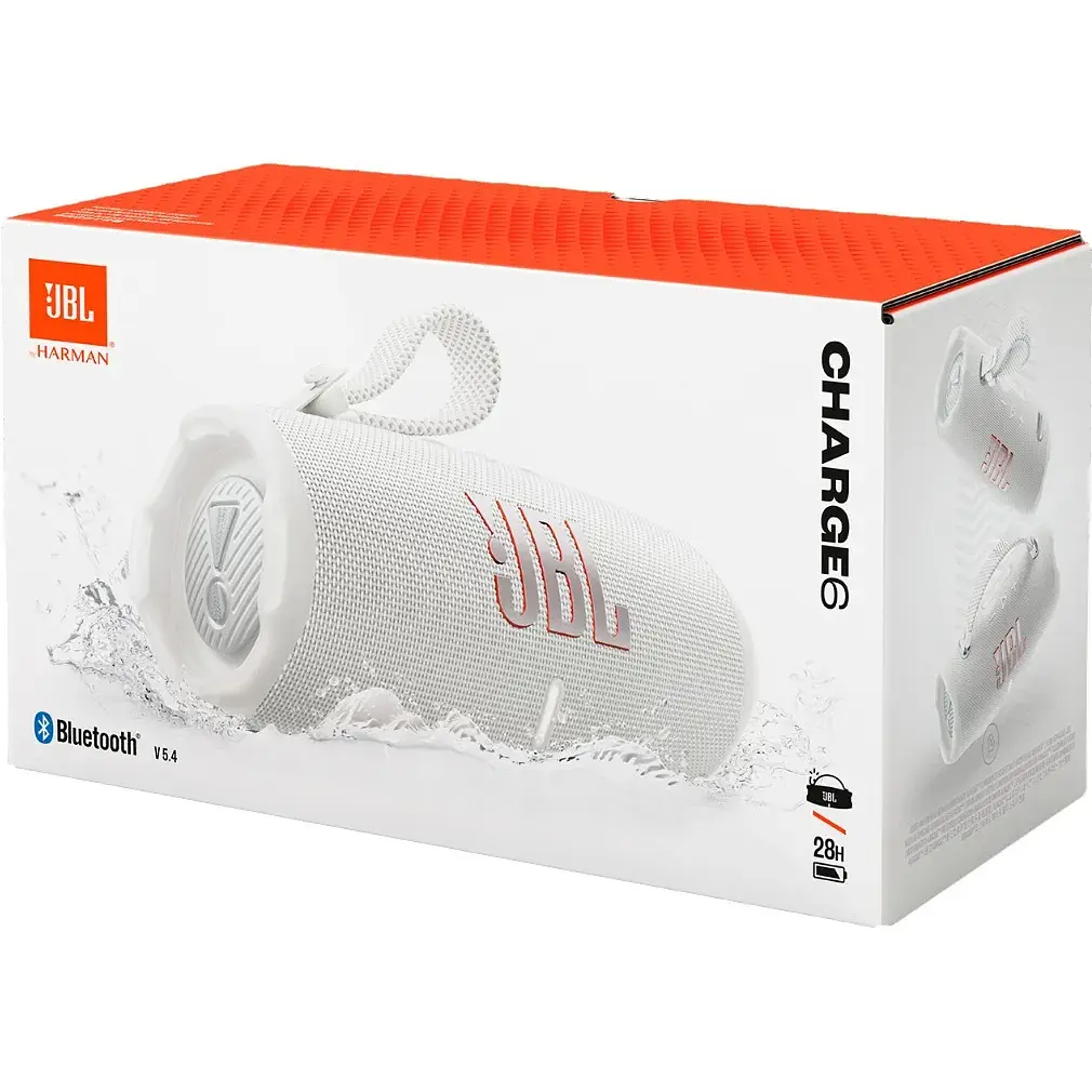 Портативна акустика JBL Charge 6 White [JBLCHARGE6WHT] [133202] - фото 10