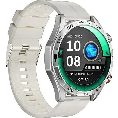 Смарт-годинник Haylou Solar 5 LS20 Silver (Silicone strap) - фото 3