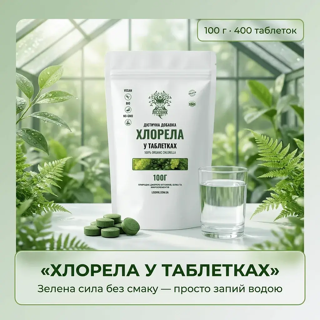 Хлорела у таблетках 100 г - фото 2