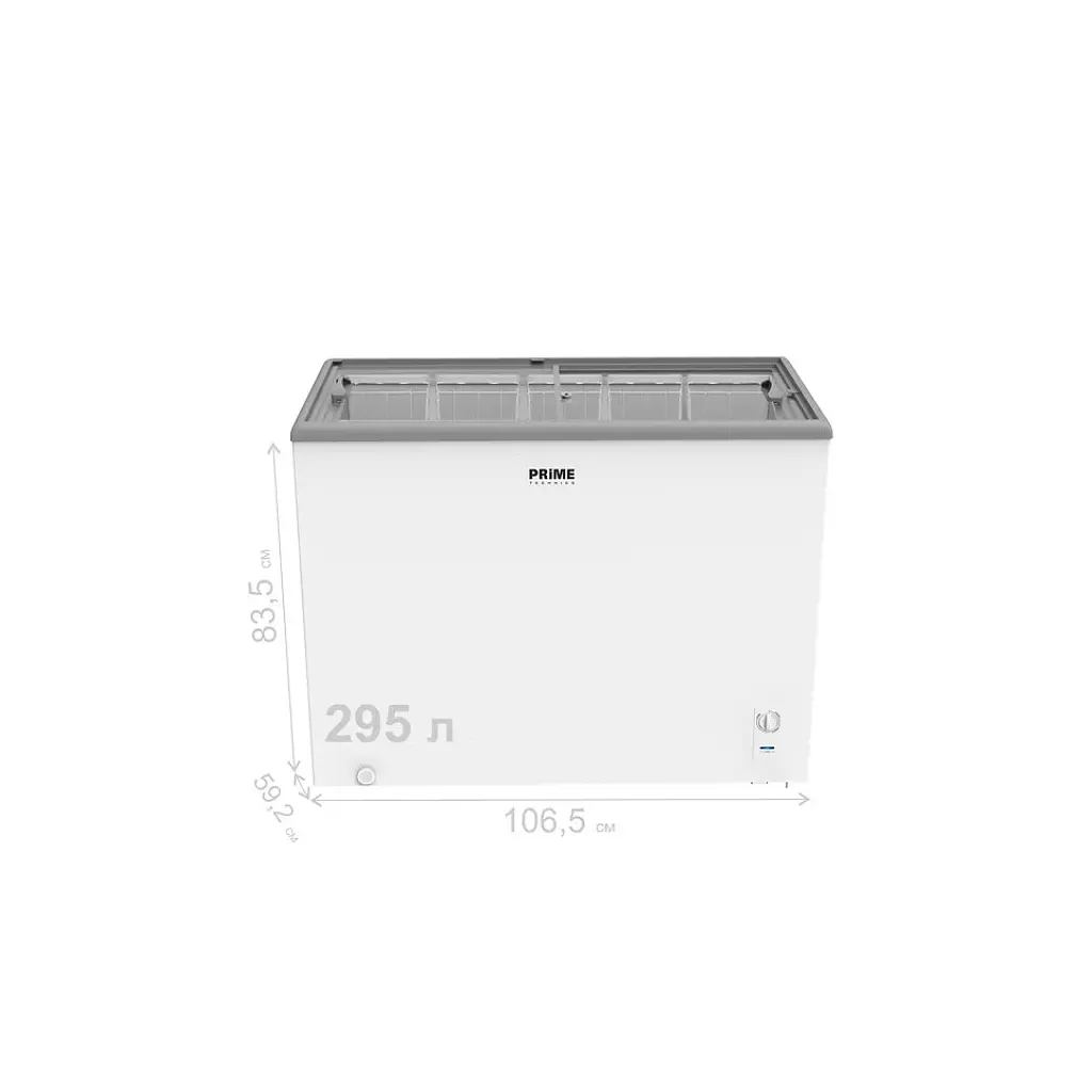 Морозильна скриня PRIME Technics CCS 29859 M - фото 3