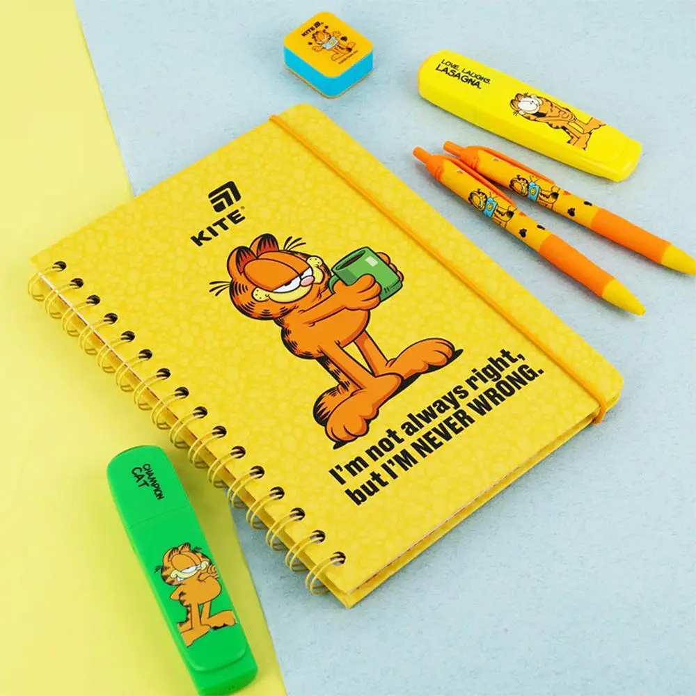Блокнот Kite Garfield А5 80 листів клітка GF на спіралі (GF26-190) - фото 3