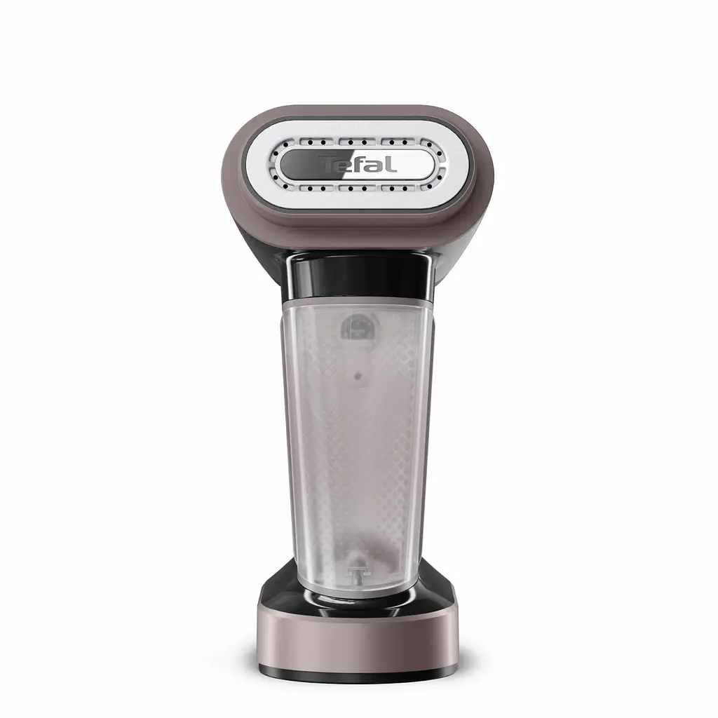Tefal Відпарювач компактний Pure Force 3в1, 1800Вт, 180мл, постійна пара - 35гр, керам. підошва, чорно-рожевий - фото 2