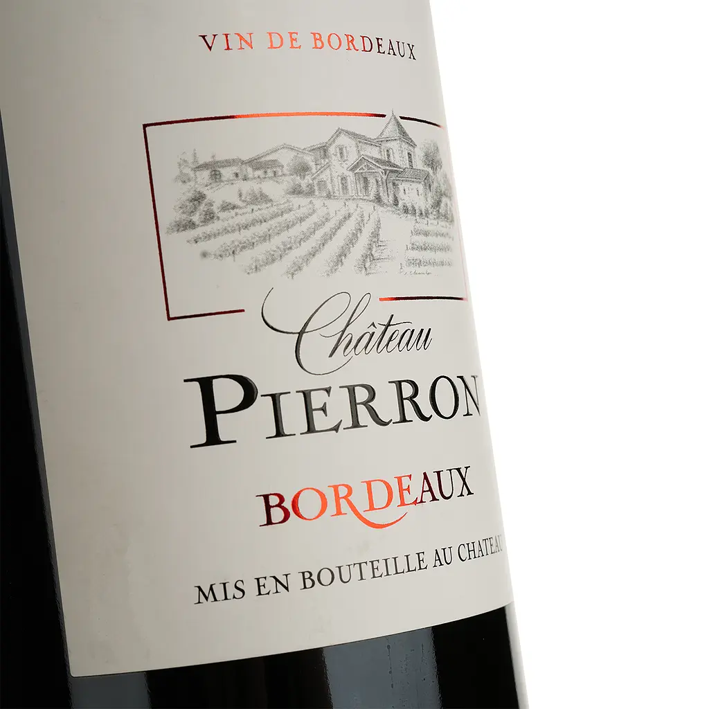 Вино Chateau Pierron Bordeaux AOC червоне сухе 0.75 л - фото 3
