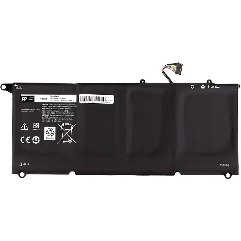 Акумулятор PowerPlant для ноутбуків Dell XPS 13 9360 (PW23Y) 7.6V 7800mAh (NB441297)