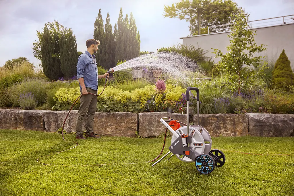 Візок для шлангу Gardena AquaRoll L Easy Metal (18550-20) - фото 3