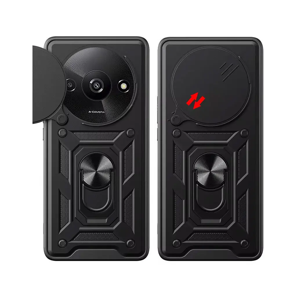 Чохол до мобільного телефона BeCover Military Xiaomi Redmi A3 4G Black (711319) - фото 2