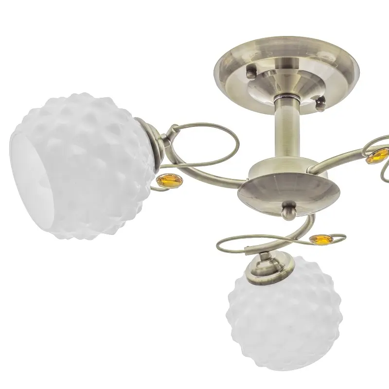 Люстра потолочная Brille в спальню E27 60W BZ (LK-576C/3) - фото 3