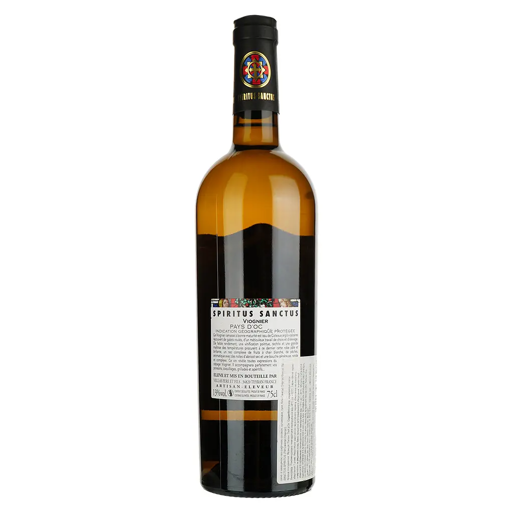 Вино Spiritus Sanctus Viognier IGP Pays D'Oc біле сухе 0.75 л - фото 2